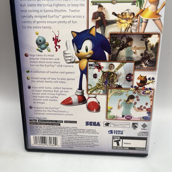 Sega Superstars (Sony PlayStation 2, 2004) Video Game Complete CIB EX - Picture 5 of 9